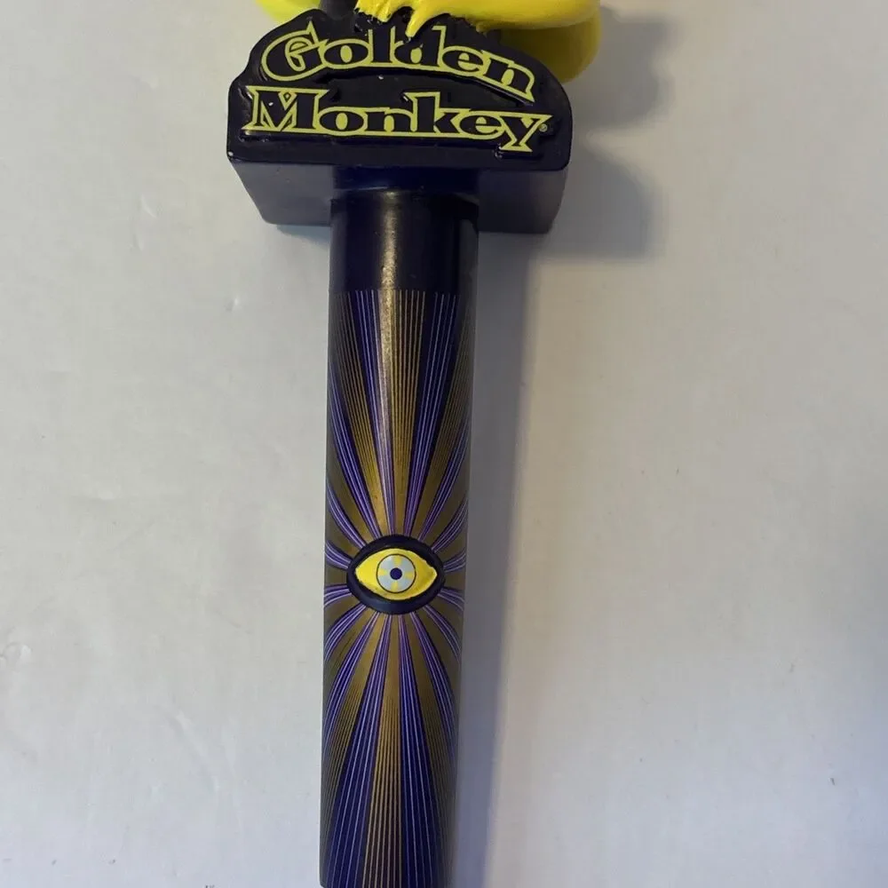 VICTORY BREWING GOLDEN MONKEY IPA draft beer tap handle. PENNSYLVANIA.